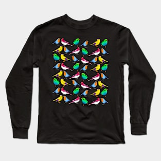 Variety of Small Birds Long Sleeve T-Shirt